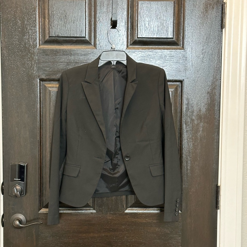 Express Notch Collar One Button Blazer Size 4 - image 1